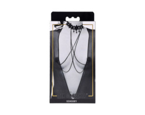 SS S&M Lace Collar with Nipple Ties