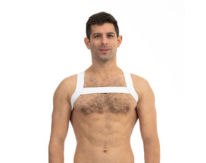 Prowler RED Sports Harness White L/XL