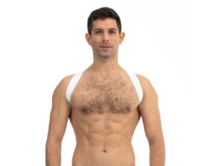 Prowler RED Sports Harness Lite Wh L/XL