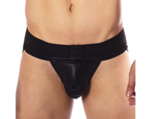 Prowler RED Hole Punch Jock Black Medium