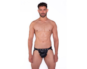 Prowler RED Leather Harness Jock Strap L