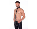 Prowler RED Leather Collar with Strap