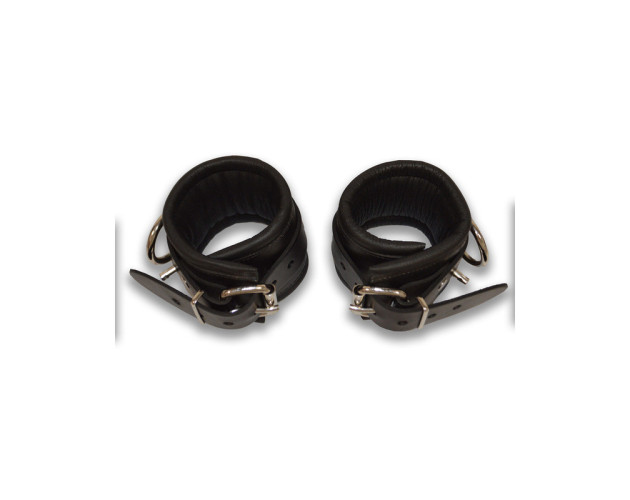 Prowler RED Leather Lock Ankle Restra SM