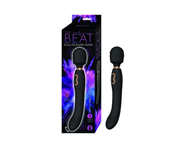 The Beat Dual Pleasure Wand Black