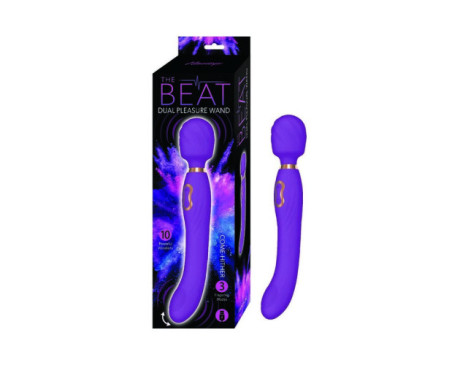 The Beat Dual Pleasure Wand Purple
