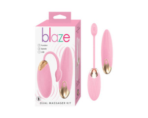 Blaze Dual Massager Kit Pink