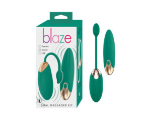 Blaze Dual Massager Kit Green