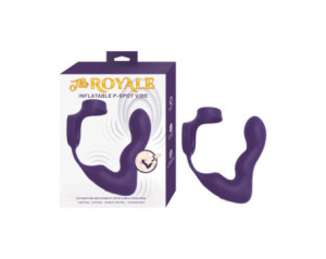 The Royale Inflatable P-Spot Vibe Purple