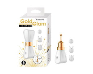 Gold Glam Tri-Tip Vibe White