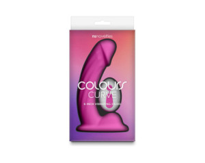 Colours Curve Vibrating 6in Dildo Pink