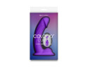 Colours Curve Vibrating 6in Dildo Purple