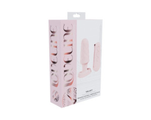 Loveline Velvet Sili RC Vibrat Plug Pink