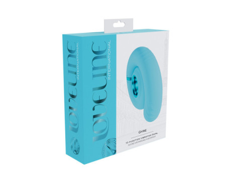 LoveLine Gyre Sili Vibrating Swirl Blue