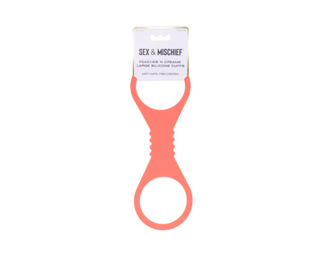 SS S&M Peaches 'n CreaMe Sili Cuffs L