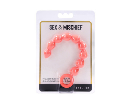 SS S&M Peaches 'n CreaMe Sili Anal Beads