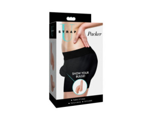 Strap U 3.6in Sili Packer Dildo Light