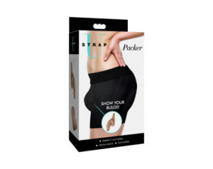 Strap U 5.1in Uncut Sil Packer Dildo Med