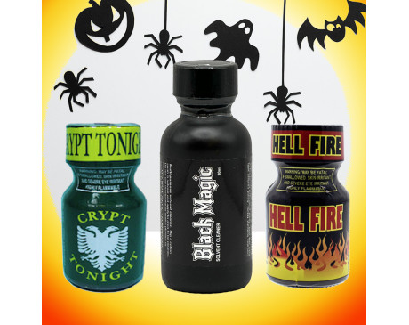 Halloween Special: Crypt Tonight 10ml + Black Magic 30ml + Hell Fire 10ml