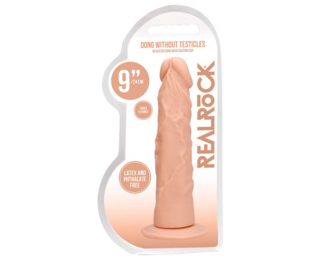 RealRock 9in Dildo W/Suction Cup Beige RealRock 9in Dildo W/Suction Cup Beige