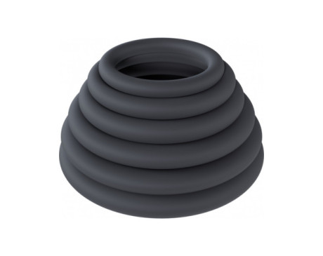 LEVELZ Classic Sili C-Ring Set ALL Blk LEVELZ Classic Sili C-Ring Set ALL Blk