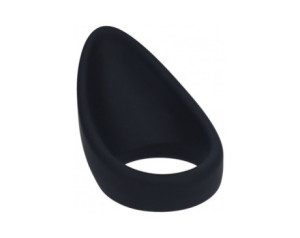 LEVELZ Teardrop Silicone Cock Ring Black