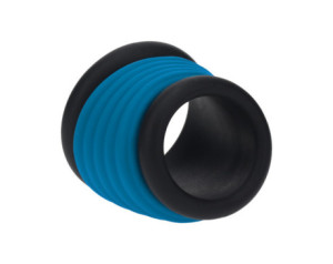 LEVELZ Tube Silicone Cock Ring Blk/Teal