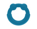 LEVELZ Metal & Silicone Cock Ring Teal LEVELZ Metal & Silicone Cock Ring Teal