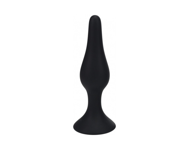 LEVELZ Slim Silicone Anal Plug XL Blk LEVELZ Slim Silicone Anal Plug XL Blk