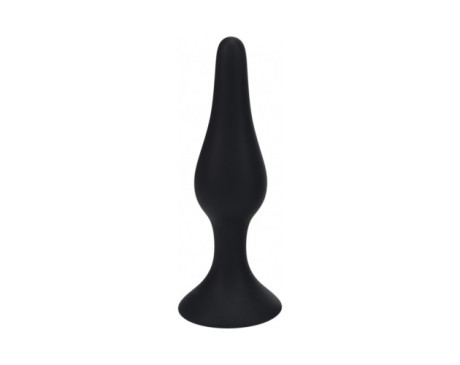LEVELZ Slim Silicone Anal Plug XL Blk LEVELZ Slim Silicone Anal Plug XL Blk