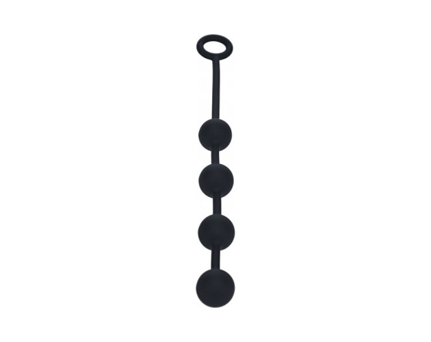 LEVELZ Round Sili Anal Balls M 30mm Blk LEVELZ Round Sili Anal Balls M 30mm Blk