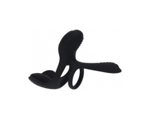 LEVELZ Triple Motor Vibr Sili C-Ring Blk