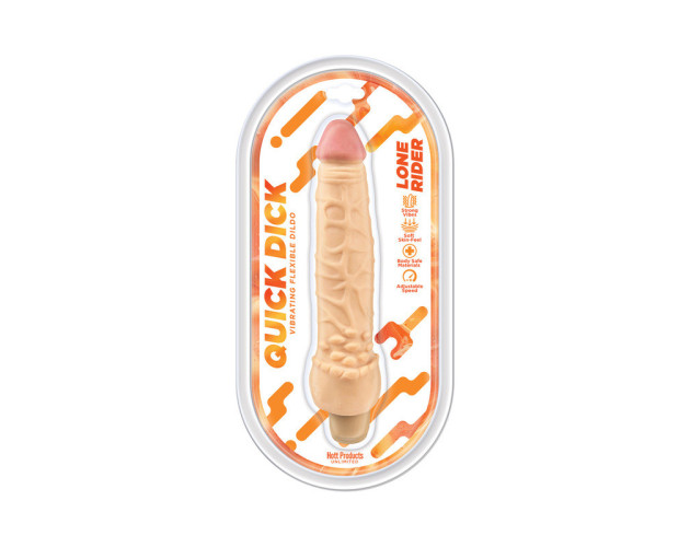 Quick Dick Lone Rider Vib Dildo 8in