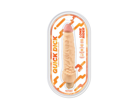 Quick Dick Lone Rider Vib Dildo 8in
