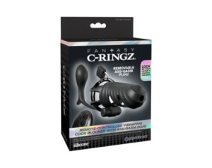 FCR Remote Vib Cock Block w/Ass-Gasm Bk