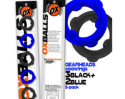 Oxballs Gearheads 5pk SpinnerRing Blu/Bk Oxballs Gearheads 5pk SpinnerRing Blu/Bk