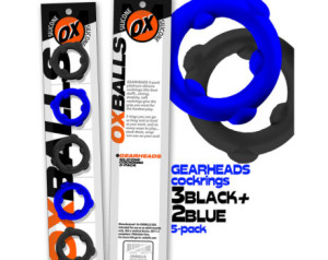 Oxballs Gearheads 5pk SpinnerRing Blu/Bk