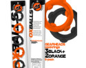 Oxballs Gearheads 5pk SpinnerRing Org/Bk Oxballs Gearheads 5pk SpinnerRing Org/Bk
