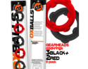 Oxballs Gearheads 5pk SpinnerRing Red/Bk