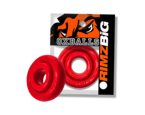 Oxballs Rimz Big Single Ring Red