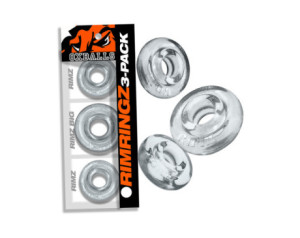 Oxballs Rimringz Multi Size 3pk Clear