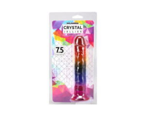 Crystal Jellies 7.5in Dong Rainbow