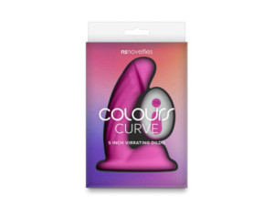 Colours Curve Vibrating 5 in. Dildo Pink