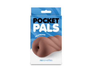 Pocket Pals Anal Stroker Brown