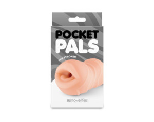 Pocket Pals Mouth Stroker Tan