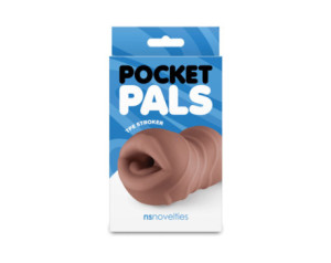 Pocket Pals Mouth Stroker Brown