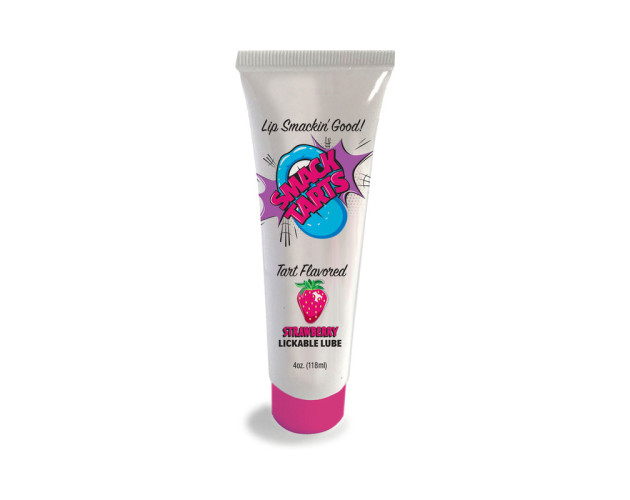 Smack Tarts Lickable Lube SourStrawb 2oz Smack Tarts Lickable Lube SourStrawb 2oz