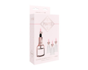 Pumped Clit&Nip PumpKit Rose Large