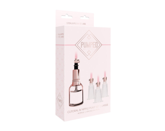 Pumped Clit&Nip PumpKit Rose Large