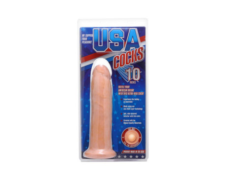 10" Dildo without Balls - Light