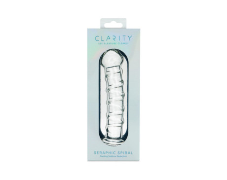Clarity Seraphic Spiral Glass Dildo